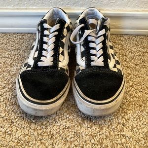 checkered vans